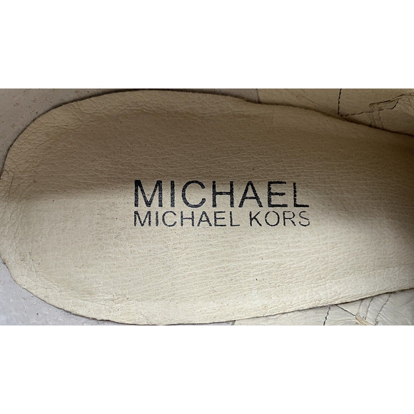 MICHAEL KORS CLARA Dark Dune Suede Snake Print Heel Ankle Booties Women's Sz 9.5 - Picture 10 of 13